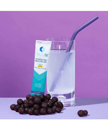 Liquid I.V. Hydration Multiplier Bundle - Passion Fruit, Lemon Lime, Acai Berry - Electrolyte Drink Mix | Single-Serving Stick Packets - Buy Online on GoSupps.com