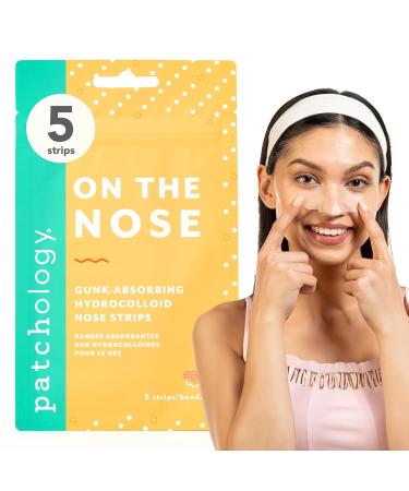 Patchology Acne Nose Strips - Hydrocolloid Patches for Clearer Skin | Gentle & Effective 5 Ct - Buy Online on GoSupps.com