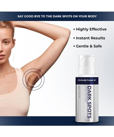 Dark Spot Remover Cream for Intimate Areas | Target Discoloration on Inner Thighs Armpits Elbows & More | Glycerin Citric Acid & Chrysin | Made in Italy - Buy Online on GoSupps.com