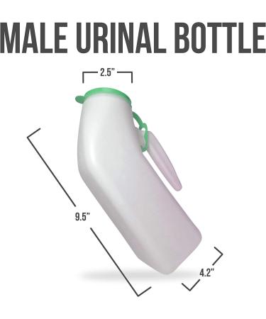 JJ CARE Urinals for Men  Urinal  Urine Bottles for Men  Portable Urinal for Men  Portable Urinal  Male Urinal  Travel Urinals for Men  Urinals for Men Spill Proof - Buy Online on GoSupps.com