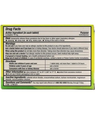 XL-3 Allergy 24 Hour Relief 2-Pack - 10 Tablets Each - 2 Boxes - Buy Online on GoSupps.com