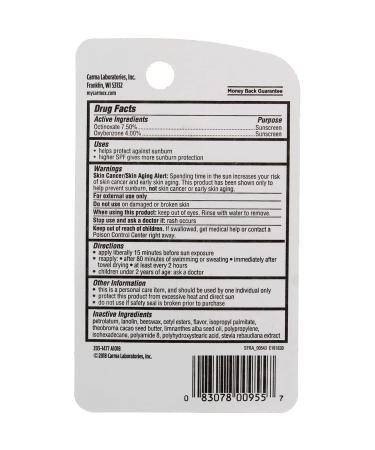 Carmex Click-Stick Moisturizing Lip Balm SPF 15 Cherry 0.15 oz (Pack of 2) - Hydrating Balm with Sun Protection - Buy Online on GoSupps.com