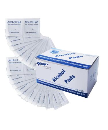 Anself Alcohol Prep Pads Antiseptic Sterilization Swabs Wipes Cleanser Pro YNR (100 pcs)