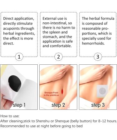 Hemorrhoid Patch 30 PCS Herbal Hemorrhoid Patch Topical Hemorrhoid Symptom Treatment Patch for Pain Relief Medicated Hemorrhoid Patch - Buy Online on GoSupps.com