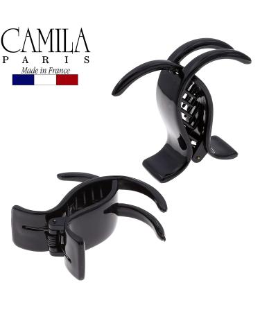 Camila Paris NV07 French Hair Clip for Women - Black 3 Teeth Ponytail Holder - Girls Claw Clip Jaw Fashion Accessory - Made in France - Buy Online on GoSupps.com