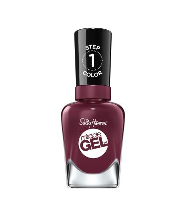 Sally Hansen Miracle Gel V-Amplified Long Lasting Gel-Like Formula No UV Lamp Needed Purple Nail Polish V-Amplified 0.5 Fl Oz (Pack of 1)