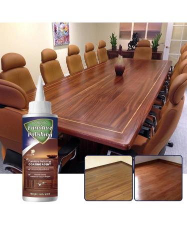 Wood Polishing Wax Waterproof Wood Seasoning for Floors and Furniture Nano Bright Furniture Repair Beeswax Multipurpose Wooden Coating for Floor Tables Chairs and Cabinets - Buy Online on GoSupps.com