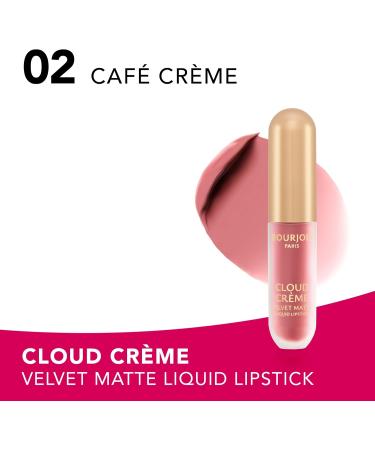  Bourjois Bourjois Rouge Edition Velvet | Long-lasting matte liquid lipstick | Shade: Caf Cr me 02 | Liquid lipstick | Coffee and velvet color | 3 ml - Buy Online on GoSupps.com