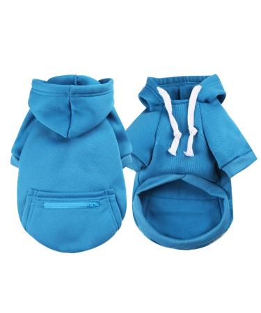 Waterproof dog coat winter warm jacket dog puppy sweater boy for small with bag-warm dog medium hoodie autumn clothing winter fleece pet clothing dogs (1024thdebkc-blue l) l 1024thdebk-blue