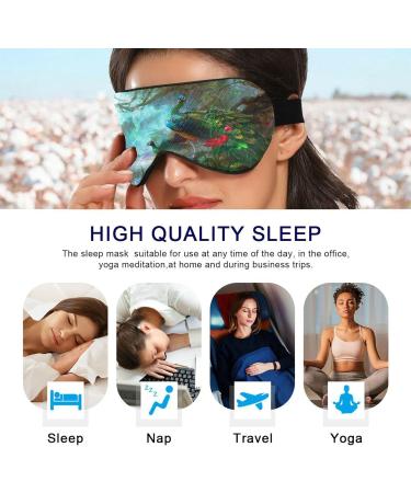 Haskirky Light Blocking Eye Mask for Men and Women - Adjustable and Breathable Sleep Mask for Travel, Yoga, and Meditation - Buy Online on GoSupps.com