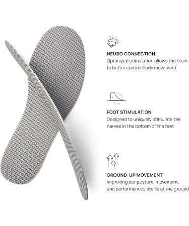 Naboso Neuro Sensory Insole for Enhanced Balance and Stability | Medical Grade Shoe Inserts for Neuropathy and Plantar Fasciitis - Large - Buy Online on GoSupps.com