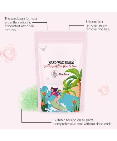 YNPQTDS Resin Granules For Hair Removal Skin Care For Hair Removal Organic Resin Granules Care 100 grams for Face Armpits Legs Back Chest Bikini line - Buy Online on GoSupps.com