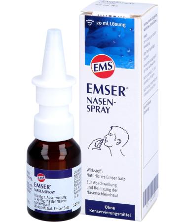 Emser Nasal Spray for Allergies & Colds - Natural Emser Salt for Kids & Adults - 20 ml - Buy Online on GoSupps.com