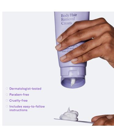 Flamingo Body Hair Removal Cream - 6.76 fl oz (2 Pack) - Gentle Formula, Safe for Sensitive Skin - Buy Online on GoSupps.com