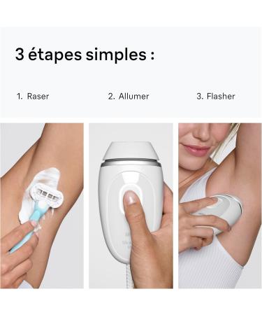 Braun Epilateur Lumiere Pulsee Silk expert Mini Alternative Au Laser Domicile R duction Semi-D finitive Des Poils Avec Rasoir Femme Gillette Venus PL1104 Blanche - Buy Online on GoSupps.com