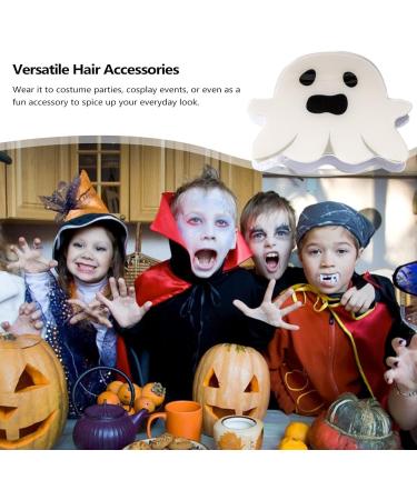 POCHY Halloween Clips - Funny Halloween Clips for Hair - Cute and Funny Ghost Shape Halloween Clips for Hair Small Halloween Hair Accessories for Halloween Costume - Buy Online on GoSupps.com