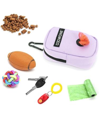 Coowone Purple Dog Training Feed Bag | Treats & Food Storage for Dogs - Perfect for Walks & Training - Buy Online on GoSupps.com