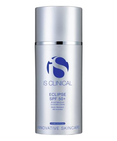 iS CLINICAL Eclipse SPF 50+ Sunscreen  Zinc Oxide tinted sunscreen  ultra sheer non-greasy matte finish sun cream for face Beige