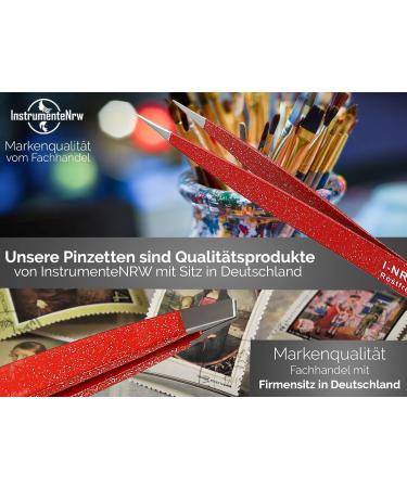 Professional Tweezers Set - 3 Sloped Pointed & Straight Stainless Steel - 9.5 cm | Precision for Perfect Grooming - Buy Online on GoSupps.com