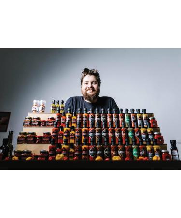 GABKO Yellow Hot Sauce (50ml) - 90% Carolina Reaper, Trinidad Scorpion, Moruga, Naga Jolokia - Aged 1 Year | No Extracts | Fruitier than Red Version - Buy Online on GoSupps.com