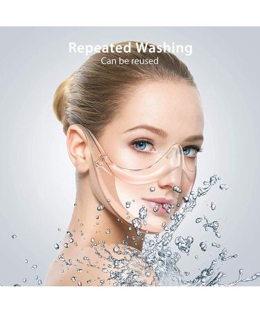 Clshes Clear Face Shield 2pcs - Medium Size | 100% Anti-Fog Protection - Buy Online on GoSupps.com