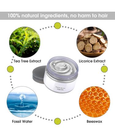 White Temporary Hair Color Wax - Washable Styling Clay for Kids Men & Women | Perfect for Cosplay Parties & Gifts (4.23 oz - Buy Online on GoSupps.com