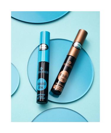 Essence Cosmetics Waterproof Liquid Ink Eyeliner - No.02 Ash Brown | Long-Lasting Vegan Color-Intensive Eye Liner (3ml) - International Shipping Available - Buy Online on GoSupps.com