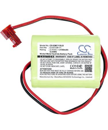 2100mAh Battery for PCHA4/5-2-SR-LC 2.4V - High-performance Replacement for International Shipping - Buy Online on GoSupps.com