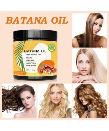 Raw Batana Oil for Hair Growth | Organic & Dr. Sebi Approved | Prevents Hair Loss & Split Ends | 5.07 oz from Honduras - Buy Online on GoSupps.com
