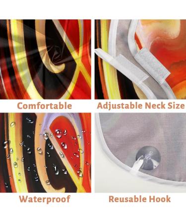 Beard Bib Apron for Men | Non-Stick Waterproof Hair Catcher & Grooming Cape | Abstract Art Music Note Design - Buy Online on GoSupps.com