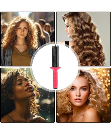 Curling Roll Comb 17 Teeth Curling Wand Portable Anti slip Curling Wand Professional Curly Hair Styling Tools For Hair Salon Home 2 Pack - Buy Online on GoSupps.com