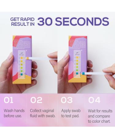 Vaginal pH Test Strips for Women - Easy Home Monitoring for Optimal Feminine Balance (50pcs - Buy Online on GoSupps.com