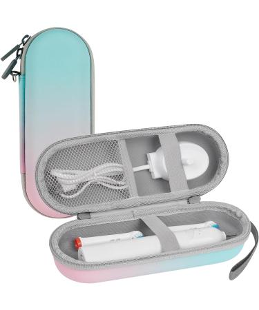 LOPHE Electric Toothbrush Travel Case Dustproof Toothbrush Storage Holder Portable Toothbrush Protective Cover Bag Electric Toothbrush Case Container for Business Camping Travel (Green Pink) - Buy Online on GoSupps.com
