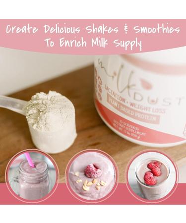 MILK DUST Protein Powder 660g | Breastfeeding Powder for Nursing Moms | Lactation Support Pea Powder | Vegan & Dairy-Free | Sweet Vanilla | 22 Servings (Vanilla.) - Buy Online on GoSupps.com