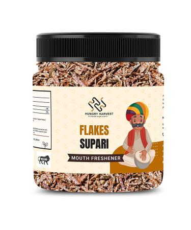 Hungry Harvest Flakes Supari| Raw Unflavoured Flakes Supari 250 gms Mouth Freshener_Packing May Vary