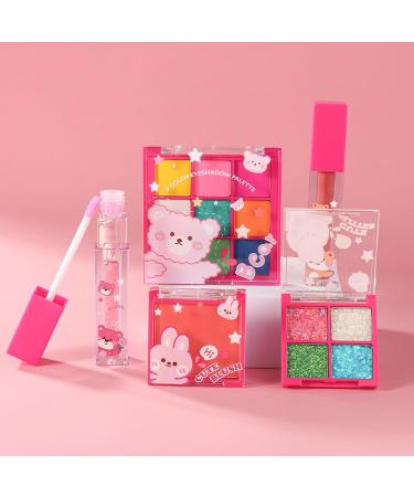 Beginner Makeup Set - Makeup Kit with Eyeshadow Lipstick and Blush Makeup Kit for Teens | Work Trip Outdoors School Girlfriend - Buy Online on GoSupps.com