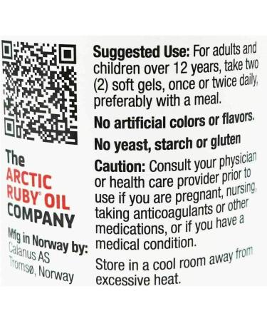Arctic Ruby Oil 60 Capsules - 2 Pack - Buy Online on GoSupps.com