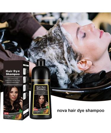 Instant Hair Dye Shampoo Black Dew Hair Color Shampoo Natural Plant-Based Hair Color Shampoo Hair Color Shampoo for Men and Women - Buy Online on GoSupps.com