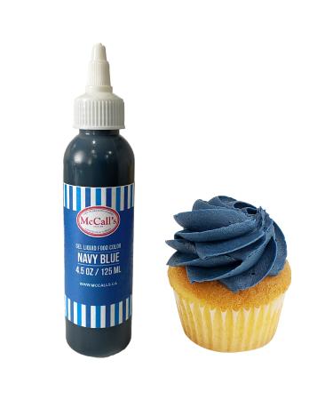 McCall's Liquid Gel Food Colour 4.5 oz Navy Blue - Made in Canada