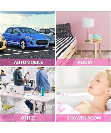 Healifty 6pcs 8ML Car Hanging Diffuser Glass Perfume Bottles - Aromatherapy Ornament & Car Air Freshener - Buy Online on GoSupps.com