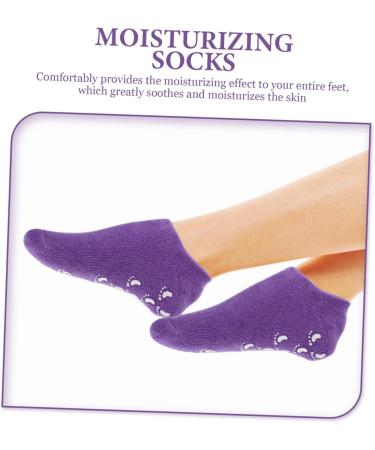 minkissy 4 Pairs Gel Socks Women's Socks Vegetable Gel Moisturizing Miss - Buy Online on GoSupps.com