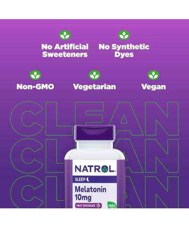 Buy Natrol Melatonin Maximum Strength 10mg Citrus - 100 Tablets for Sleep Aid - Buy Online on GoSupps.com