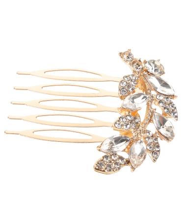 Ipetboom Bride Rhinestone Hair Comb swan for wedding wedding eyebrow brush mini rhinestone hair comb for women accessories small bangs comb bride decorate hair Small and fresh hair comb