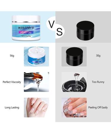 2oz Clear Builder Gel for Nail Extensions and Sculpting - Salon-Quality UV Gel for DIY Nail Art at Home - Buy Online on GoSupps.com