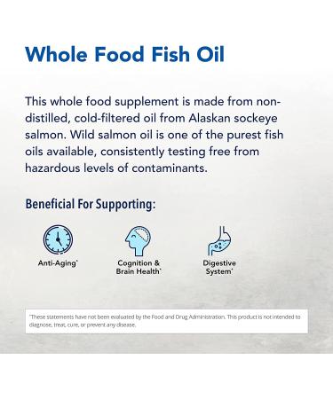 Alaskan Wild Sockeye Salmon Oil - 8 fl oz | North American Herb & Spice - Buy Online on GoSupps.com