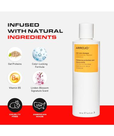 ARROJO Color Save Shampoo for Color Treated Hair 8.5 Fl Oz - Buy Online on GoSupps.com