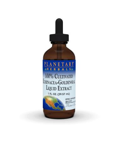 Planetary Herbals 100% Cultivated Echinacea-Goldenseal Liquid Extract 1 Fluid Ounce