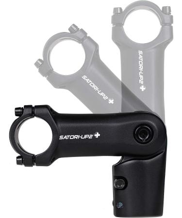 Satori UP2+ E-Bike Riser Handlebar Stem - 1-1/8 x 31.8mm x 65mm/90mm/110mm - 3D Forged Alloy - Heavy Duty - Up to 45 km/h - 28 MPH - Buy Online on GoSupps.com