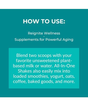 Reignite Wellness by JJ Virgin | Chocolate Paleo-Inspired All-in-One Shake | Gluten Free + Dairy Free Protein Powder | Contains 20G of Beef Protein with Vitamins, Minerals, Amino Acids | 30 Servings Chocolate 2.4 Pound (Pac  - Buy Online on GoSupps.com