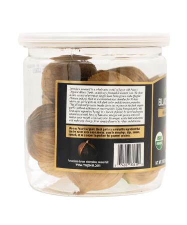 MW Polar Organic Black Garlic 5oz - Easy Peel, All Natural, Chemical Free, Kosher Friendly - Ready to Eat Healthy Snack - Pack of 1 - Buy Online on GoSupps.com